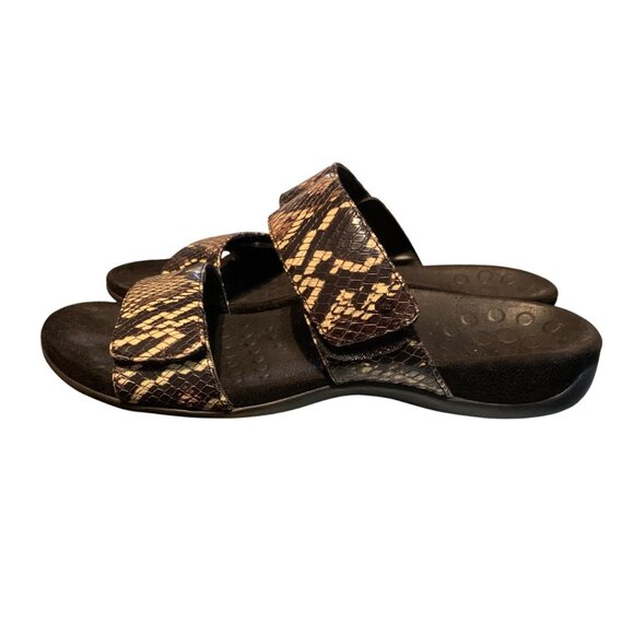 Vionic Women’s Slip On Snakeskin Randi II Boa Orthotic Arch Support Sandal 7.5 - Picture 4 of 10